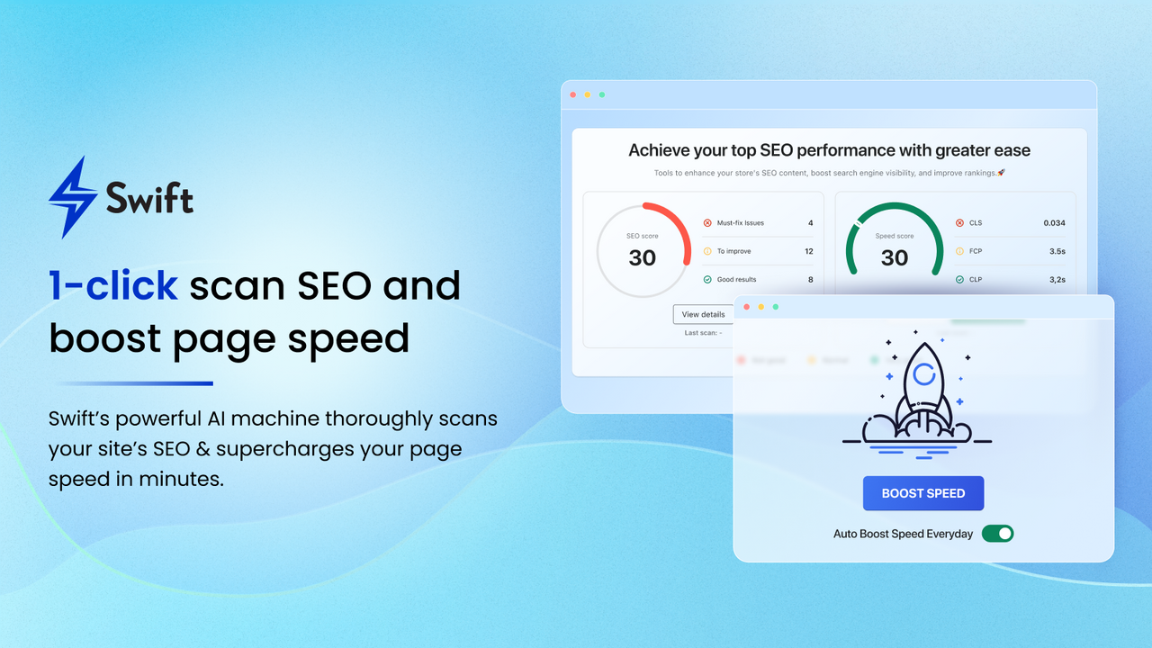 Swift SEO Page Speed Optimizer