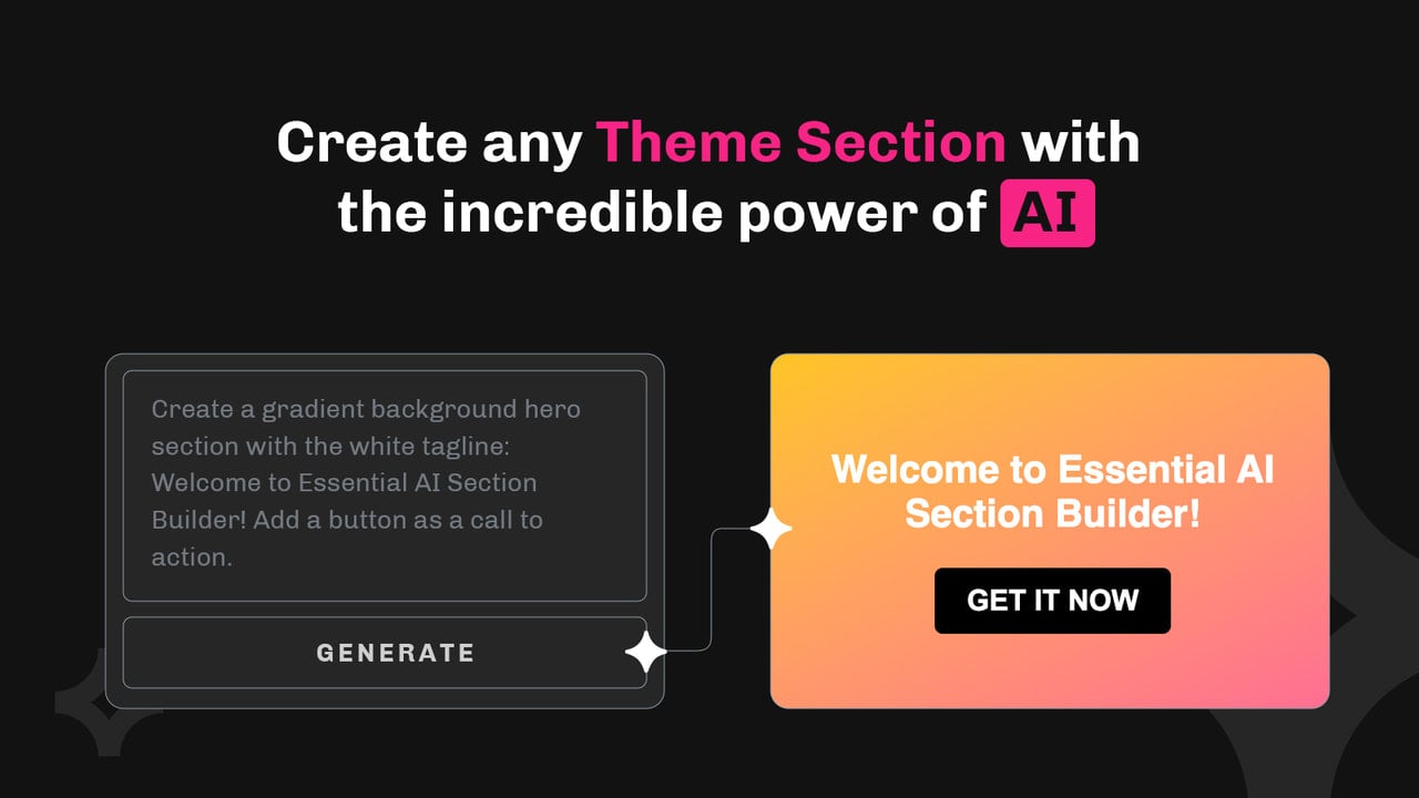 Essential AI Section Builder