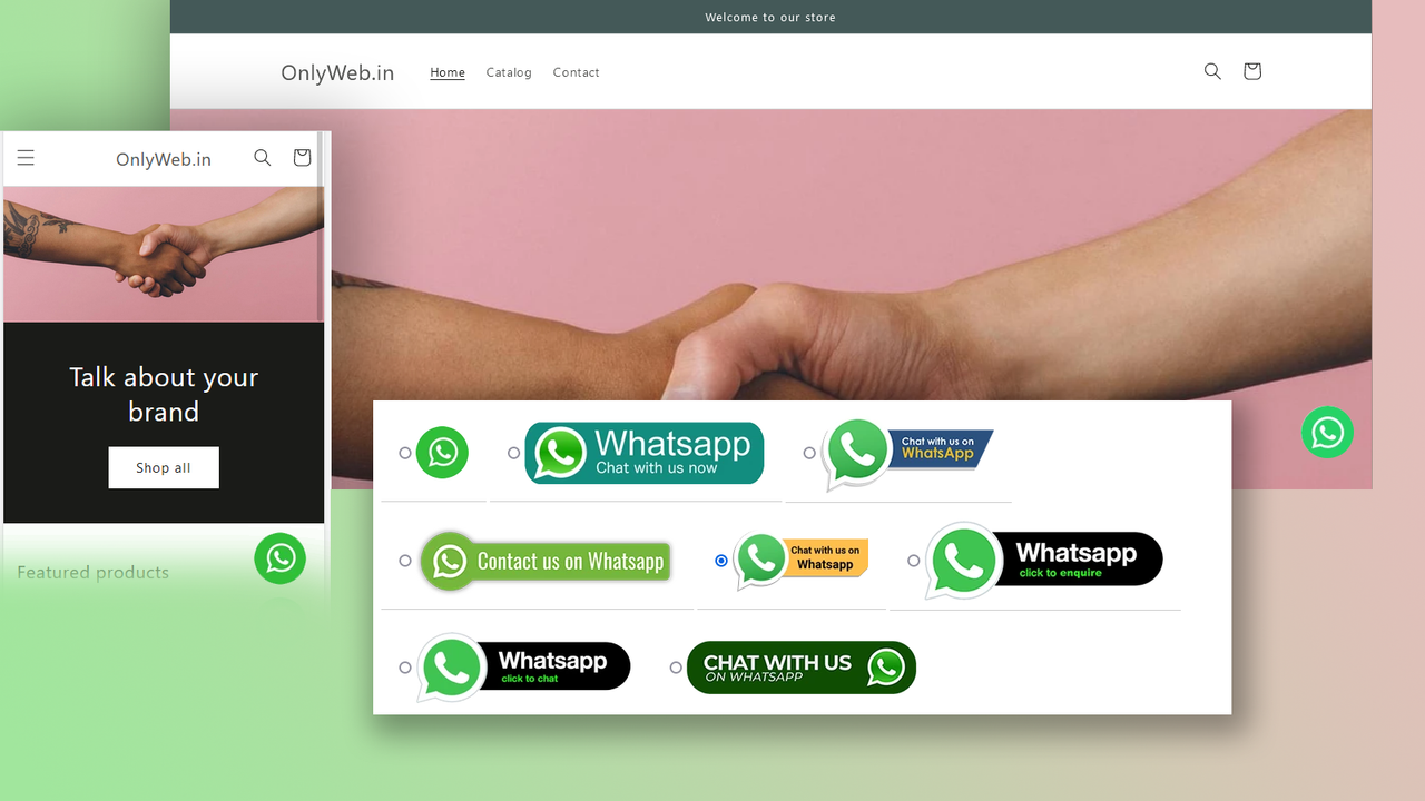 OnlyWeb WhatsApp Inquiry Icon