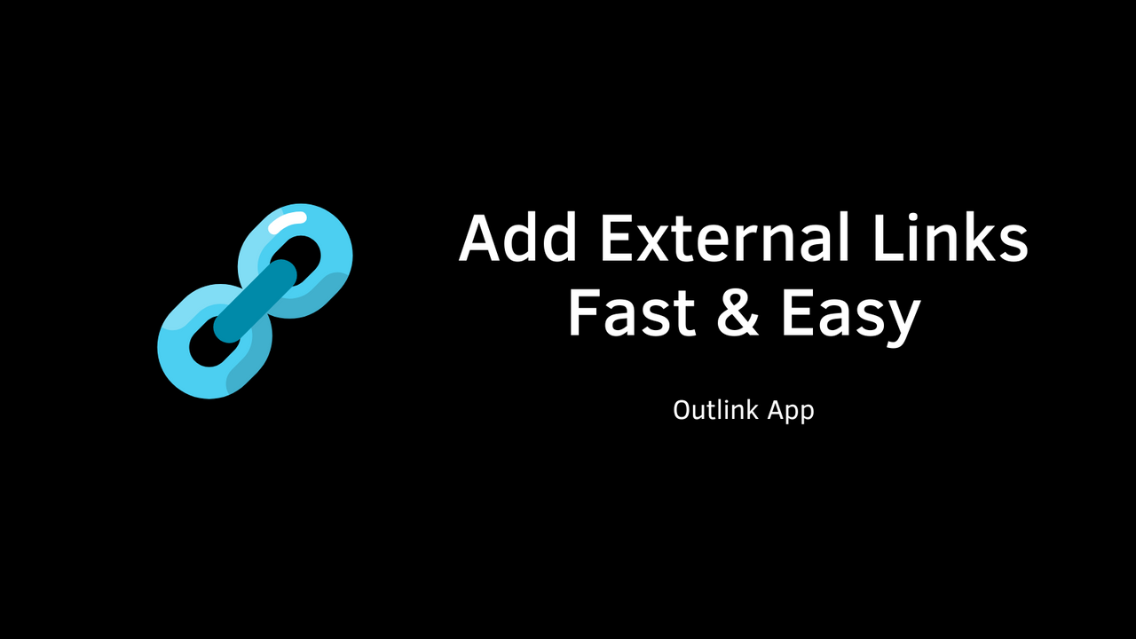 Outlink External Links Button