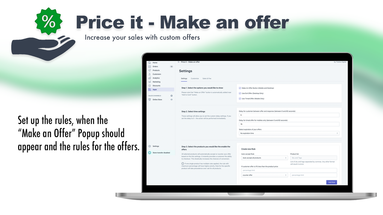 Price it ‑ Make an offer