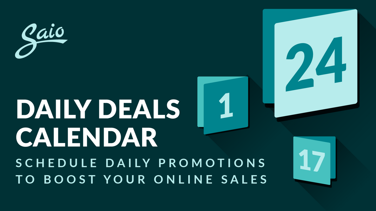 Saio: Daily Deals Calendar