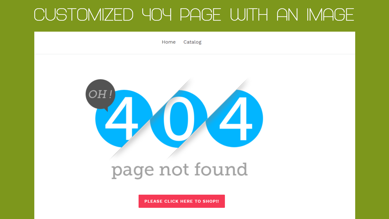 404 Custom Page