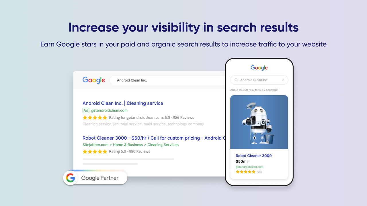 Increase your visibility and stand out in search results