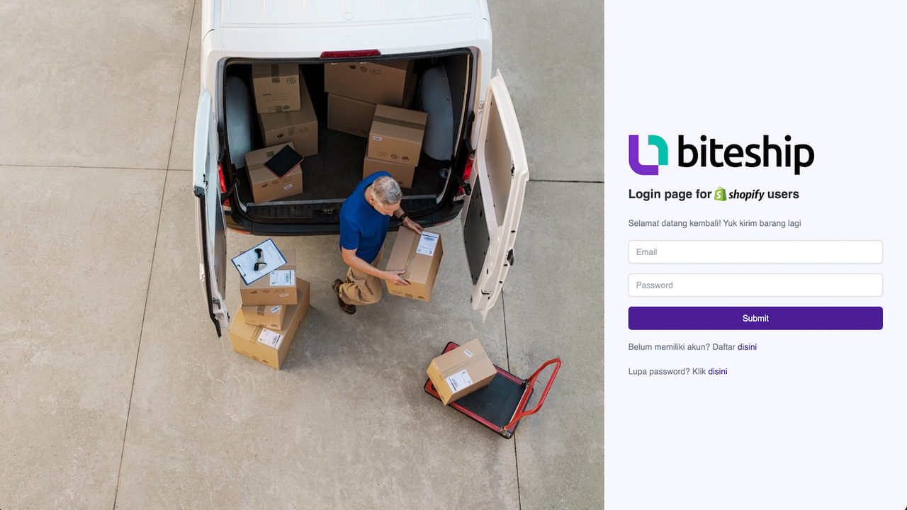 Biteship: Shipping Aggregator