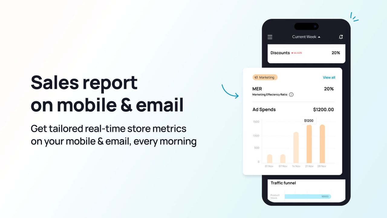 Store Analytics on Mobile app