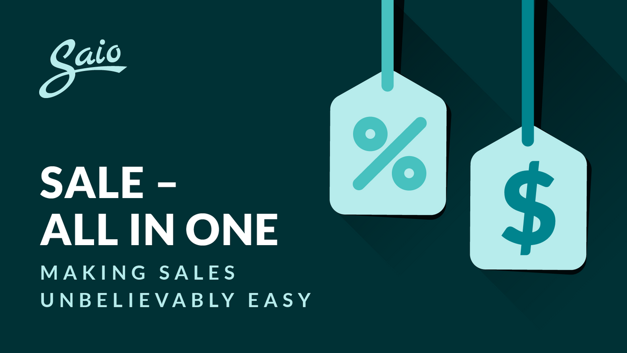 Saio: Sale ‑ All in one
