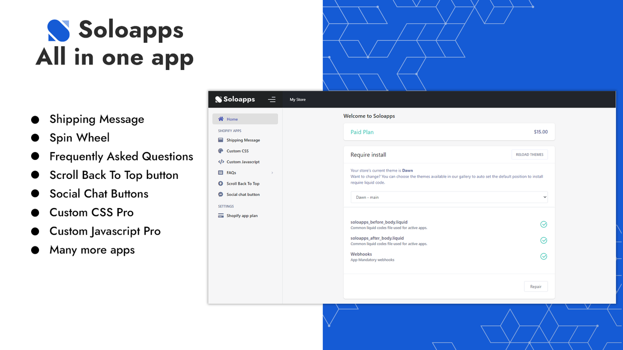 Soloapps: All‑in‑one app