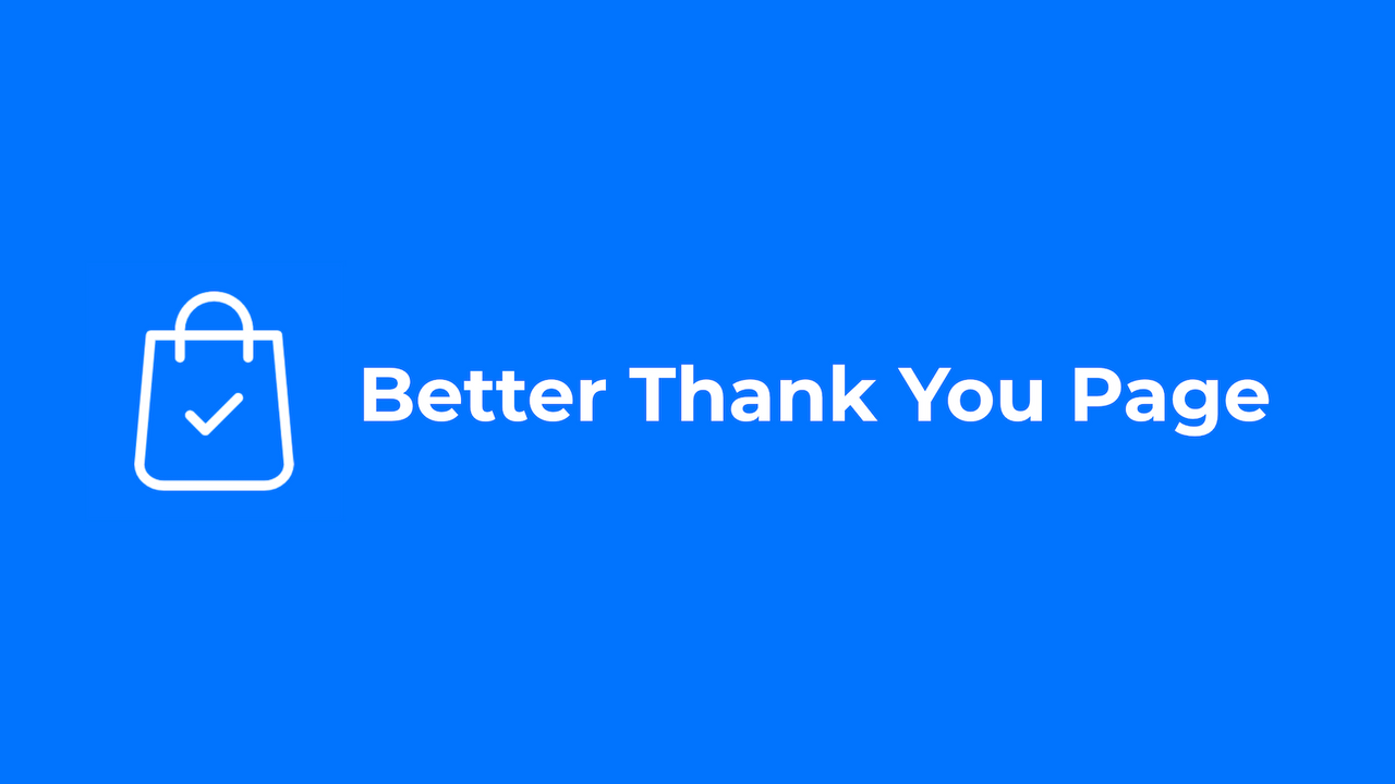 Better Thank You Page