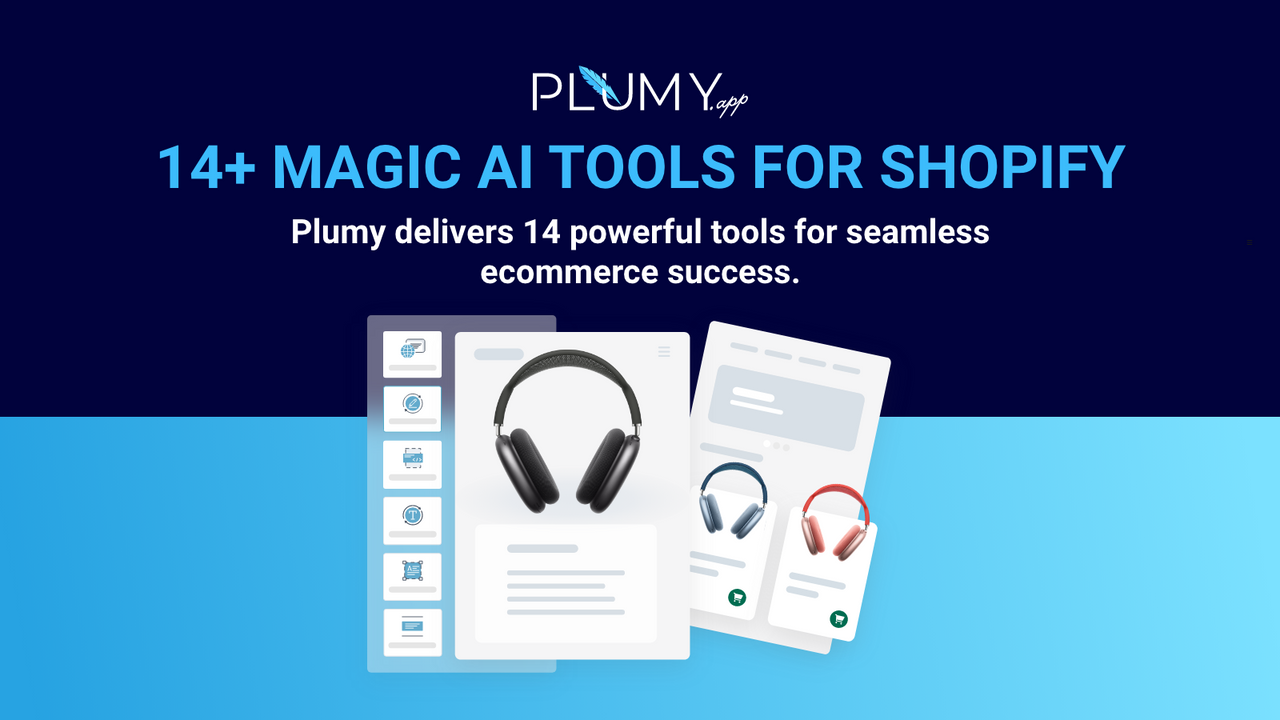 Plumy: 14+ magic AI tools