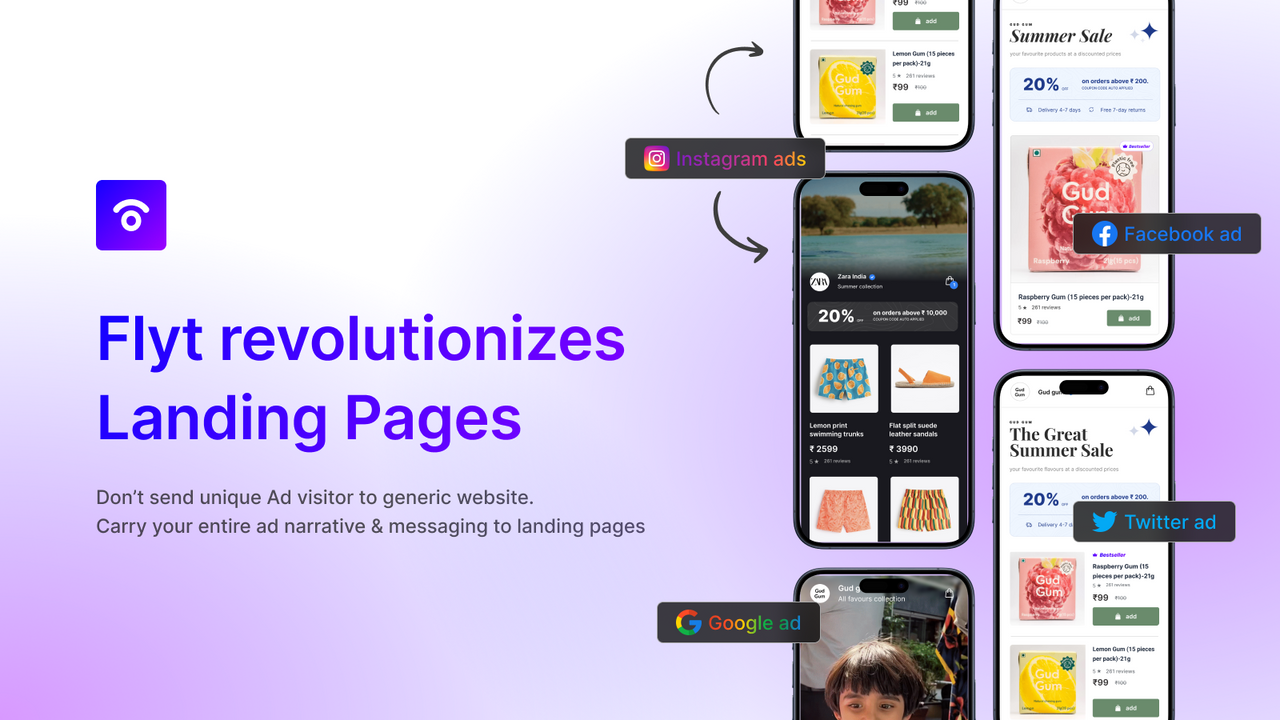 Flyt: Mobile Landing Pages