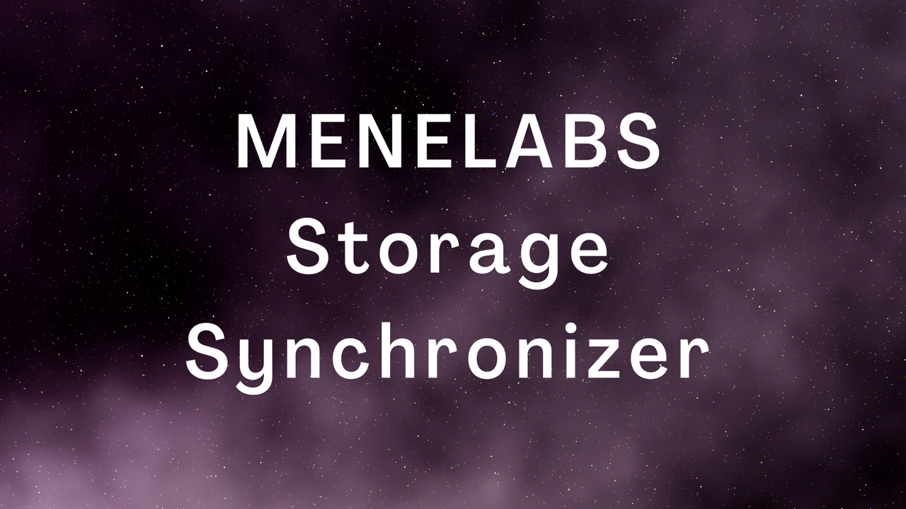 Menelabs Storage Synchronizer