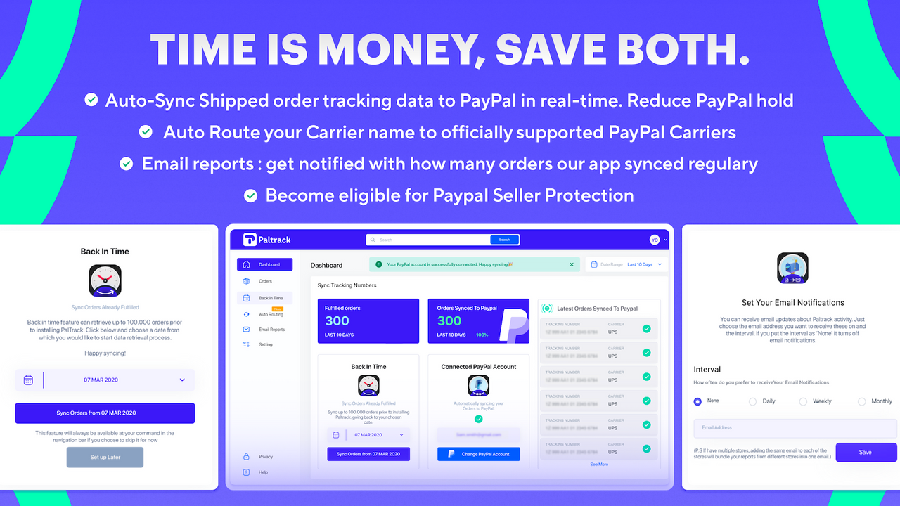 Paltrack PayPal Tracking Sync