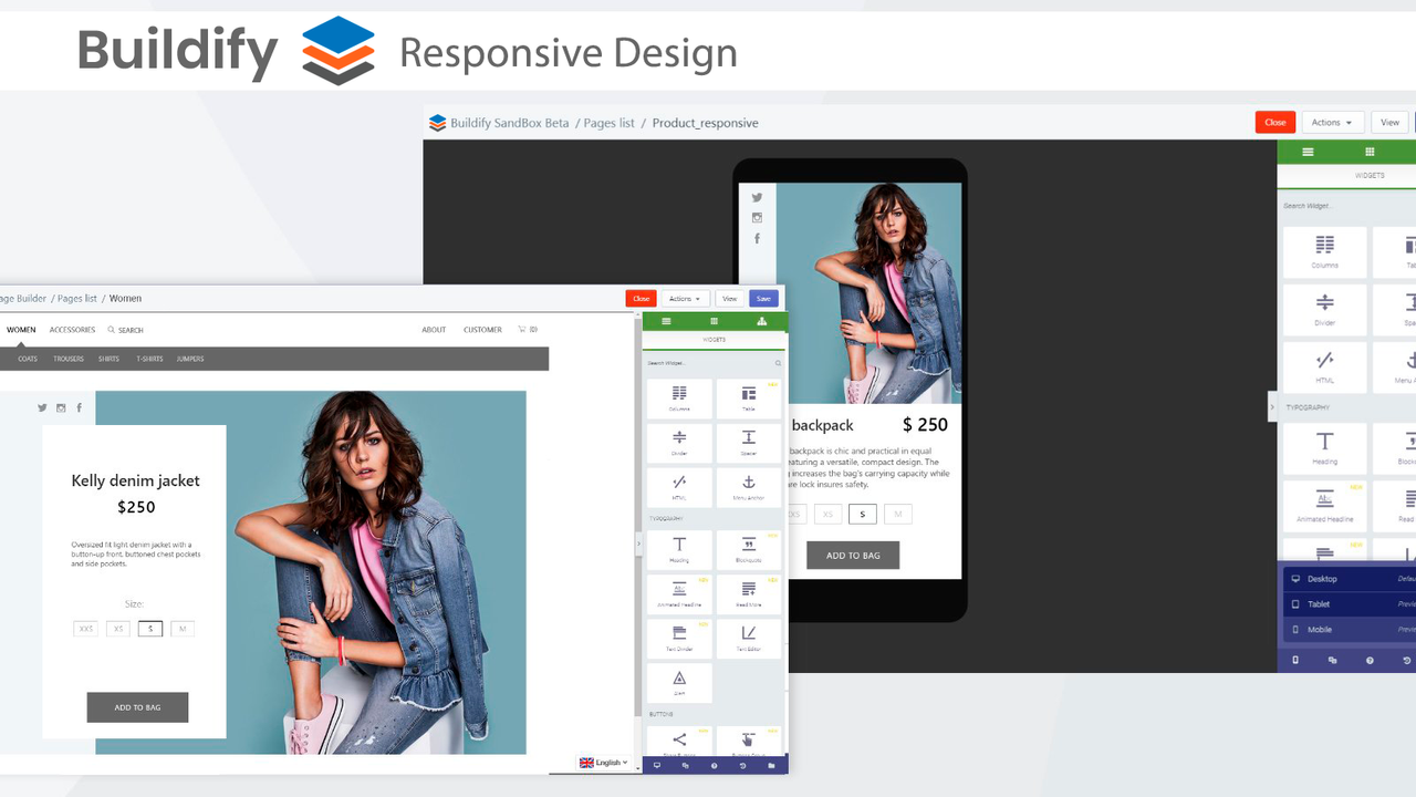 Shopify Responsive Design for Tablets by Page Editor
