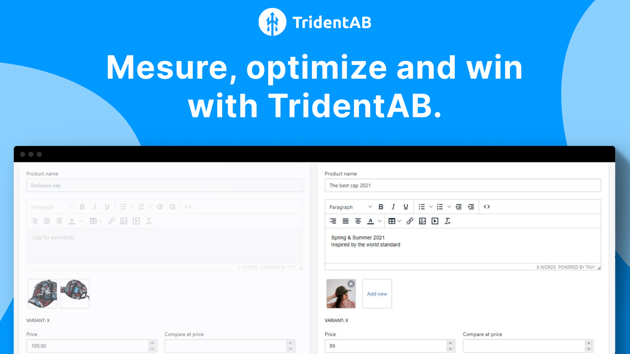 Product Price A/B Test Trident