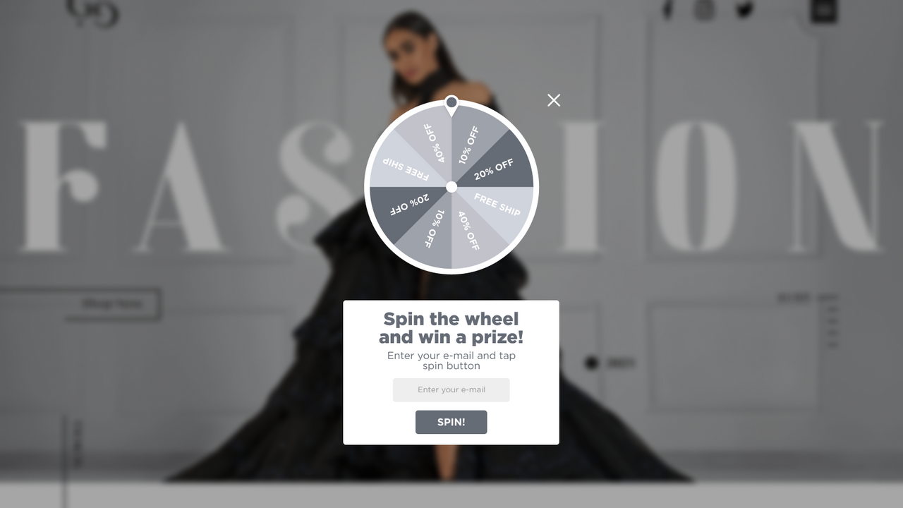 Spin Wheel Popup ‑ Springify