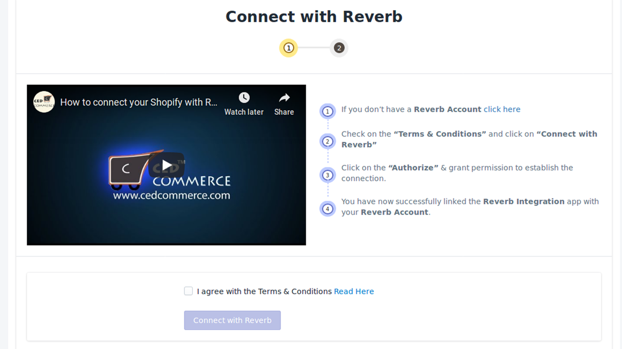 CedCommerce Reverb Integration