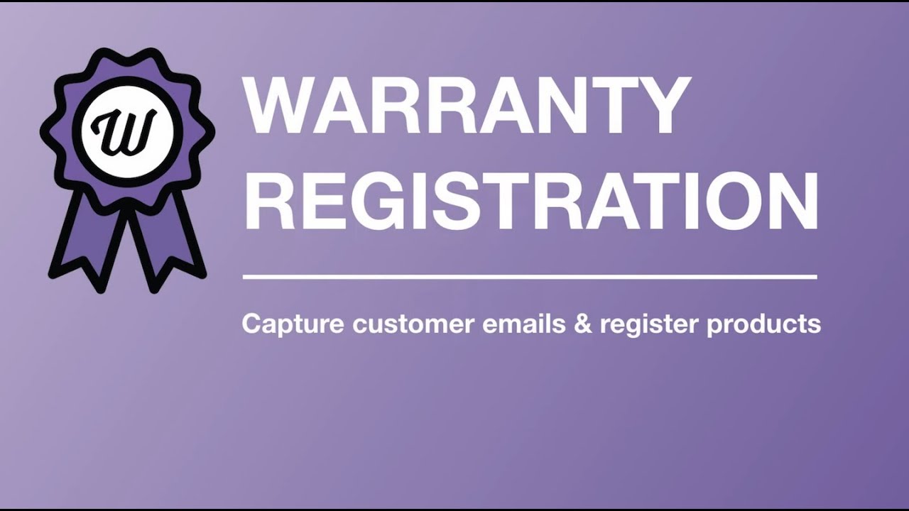 Warranty Registration | Profit