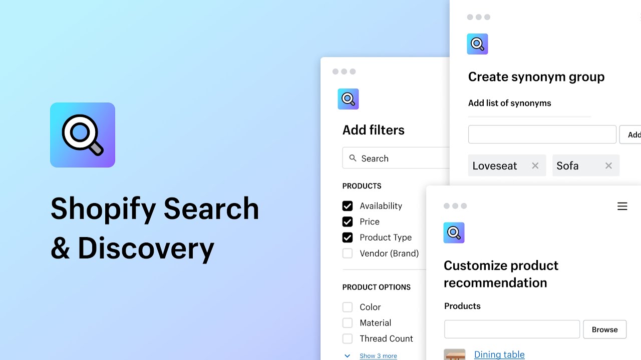 Shopify Search & Discovery