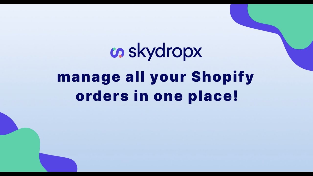 Skydropx: Rates and shipping