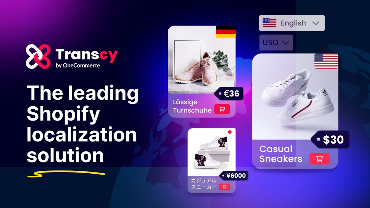 Effortlessly expand globally with language translation and currency conversion for Shopify stores.