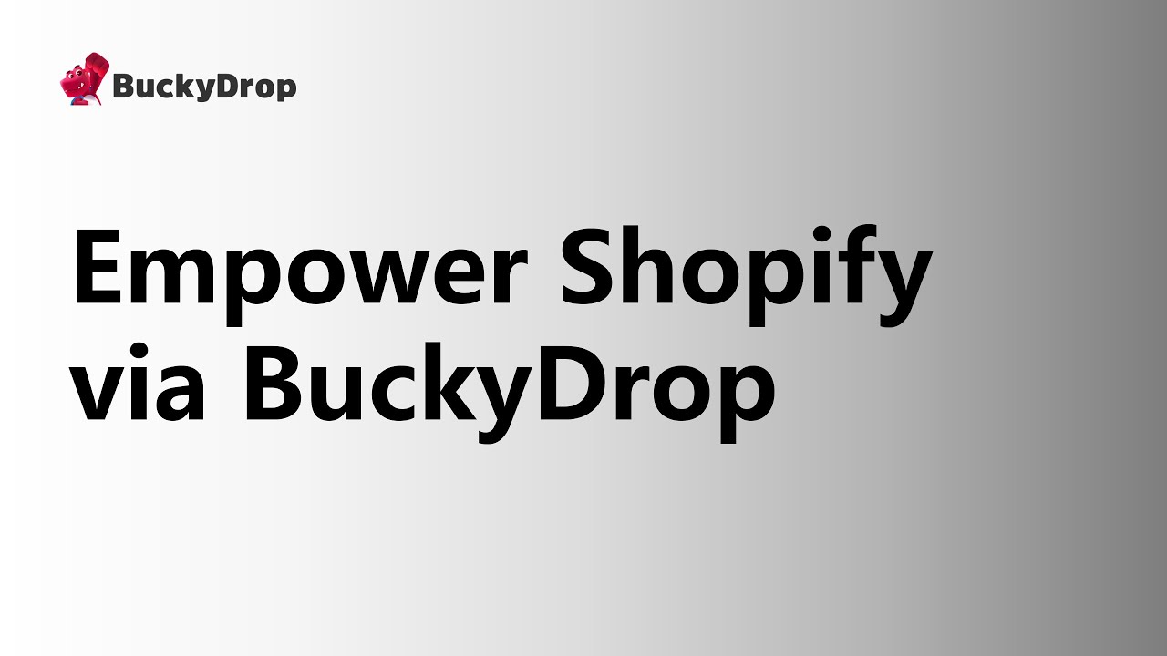 BuckyDrop‑1688 Dropshipping