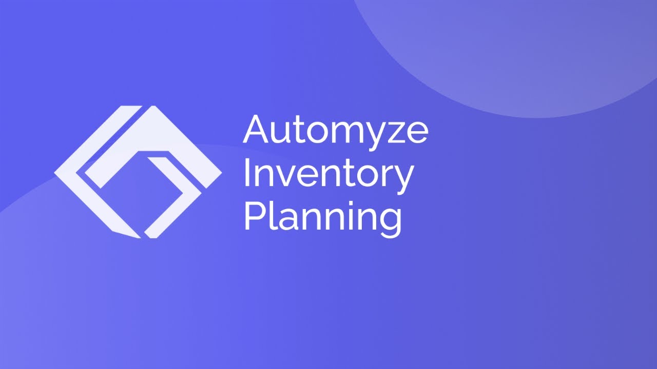 Automyze Inventory Planning