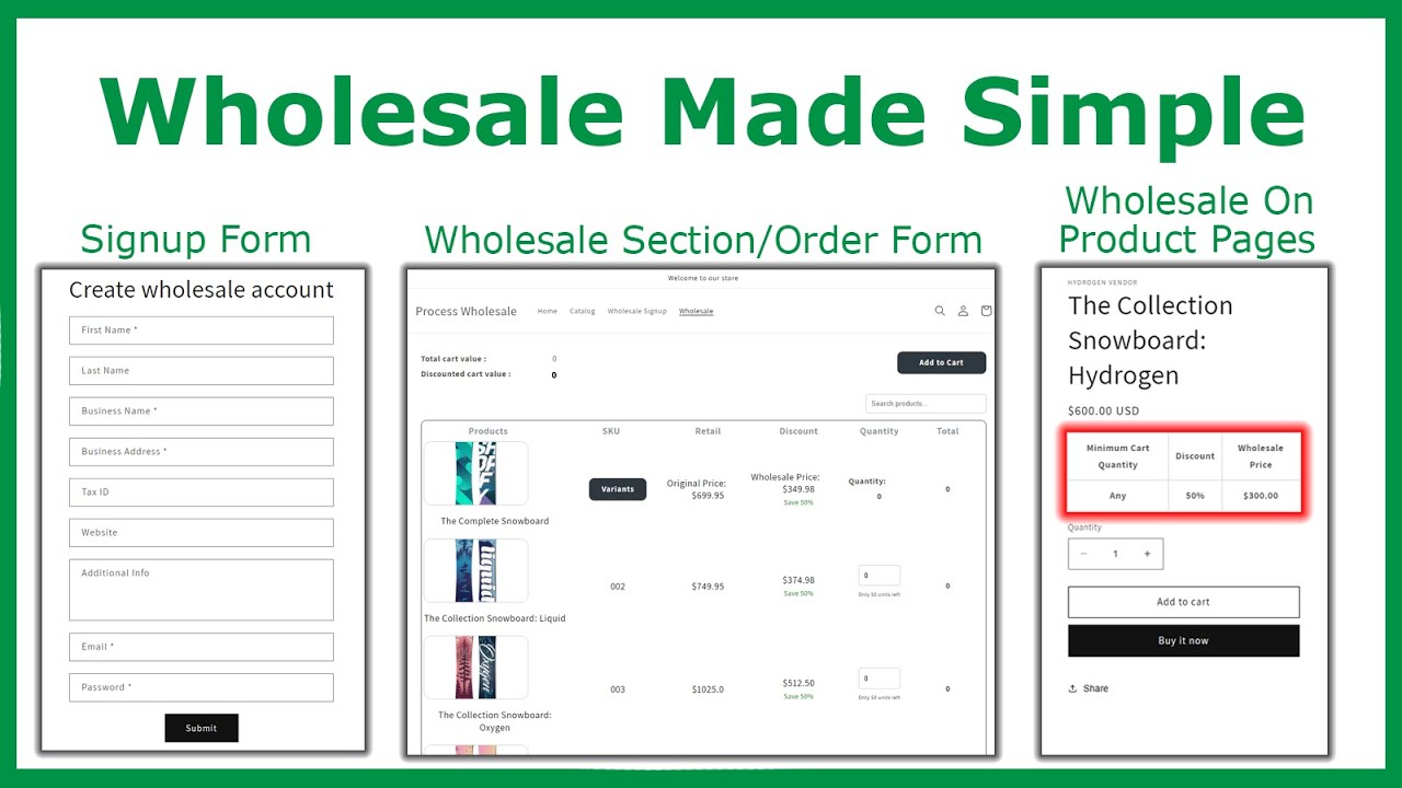Process Wholesale: B2B Pricing