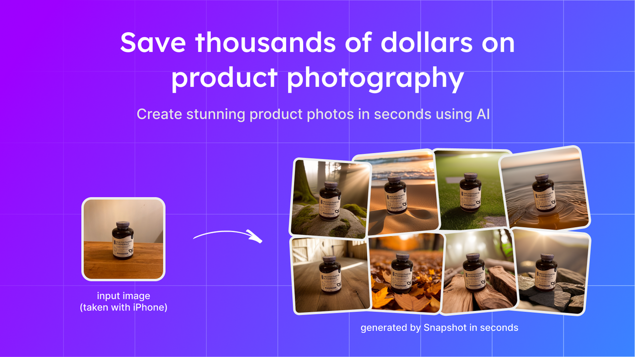 Snapshot: AI Product Photos