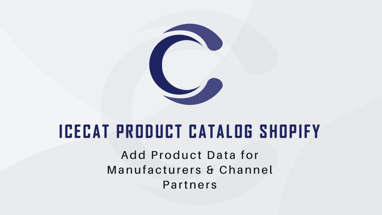 IceCat Product Catalog
