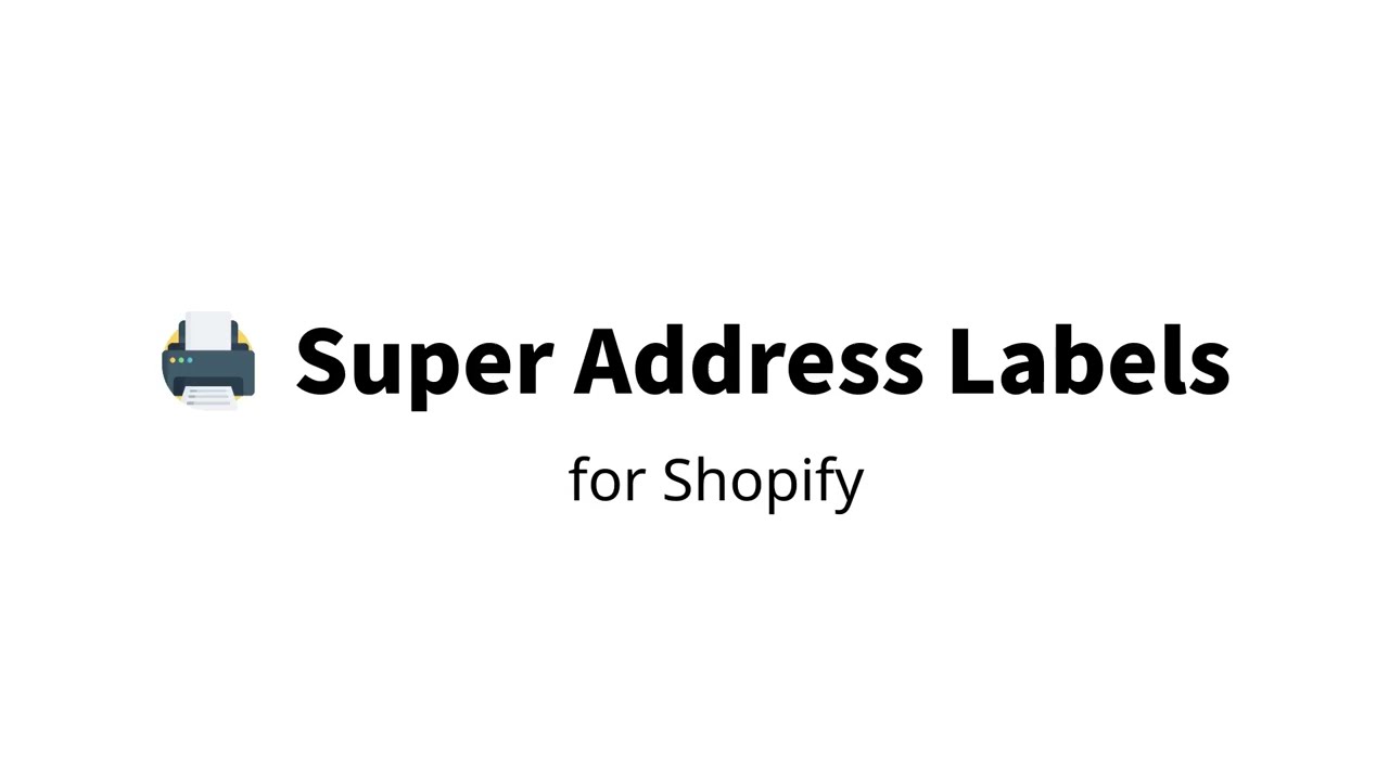 Super Address Labels