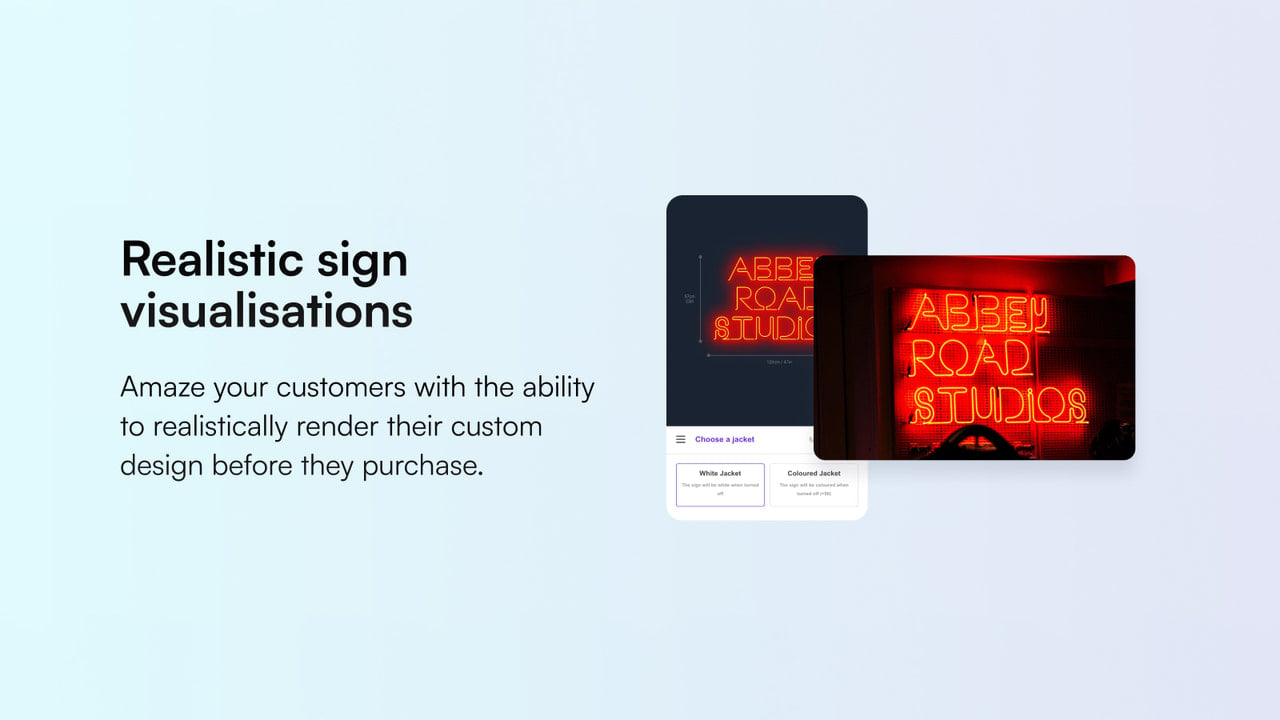 Neon Sign Customiser ‑ SF