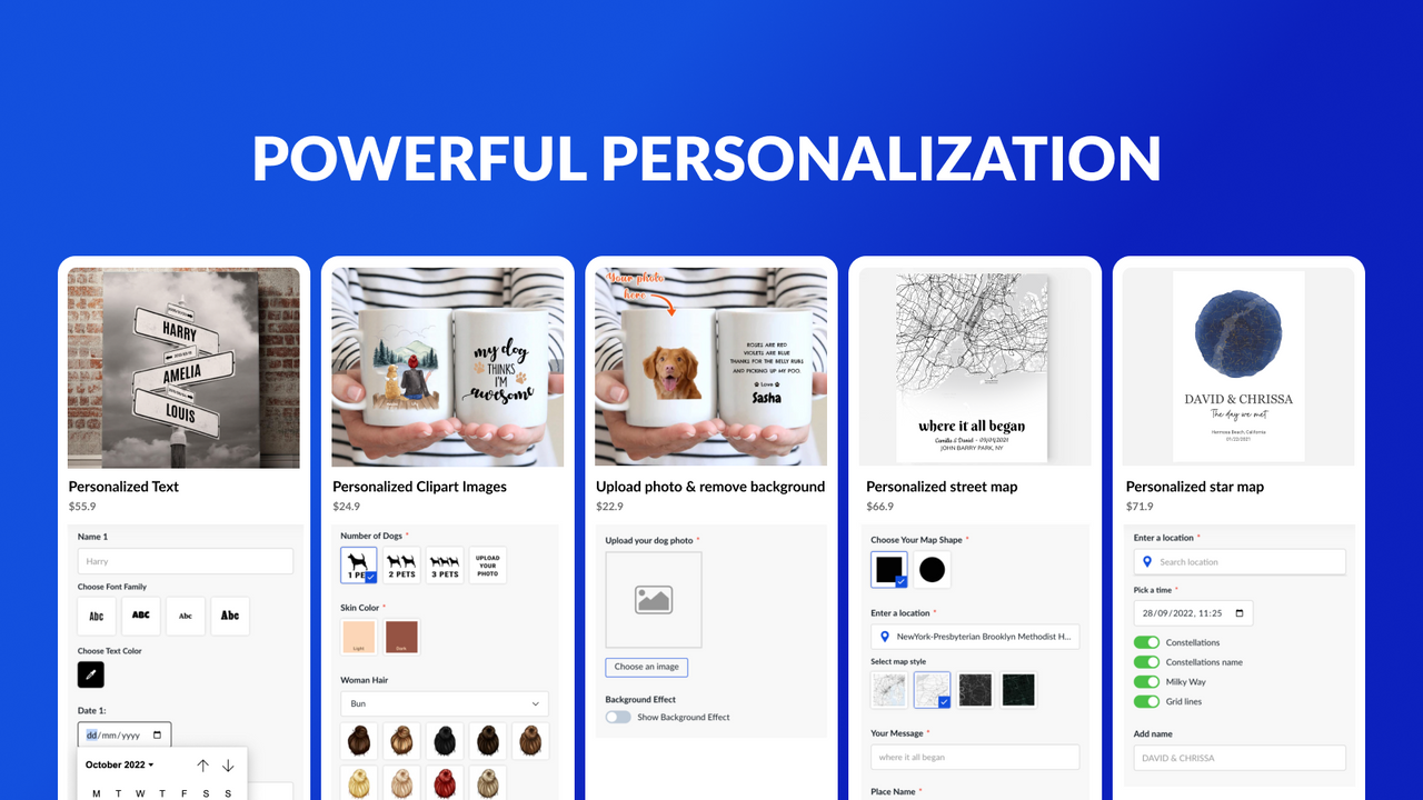 Teeinblue Product Personalizer