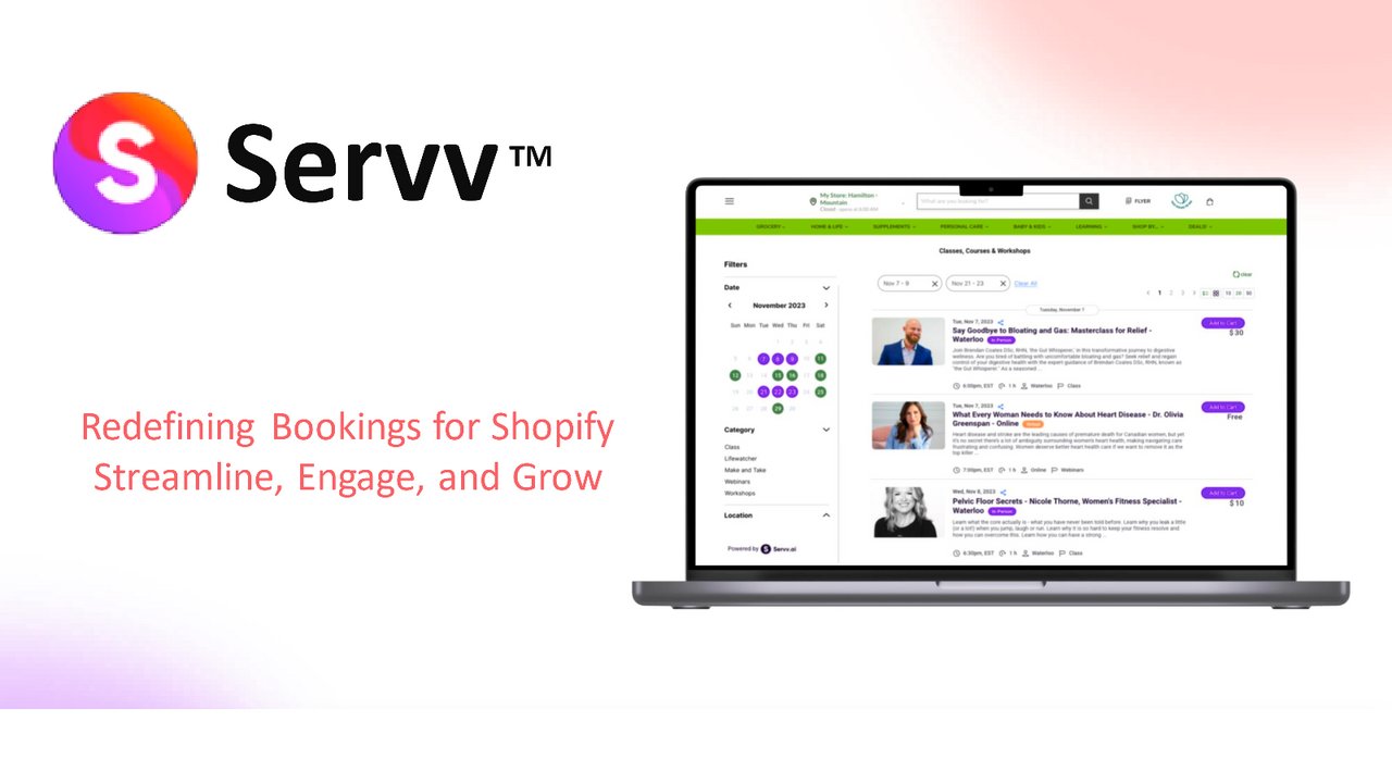 Servv: Events & Appointments