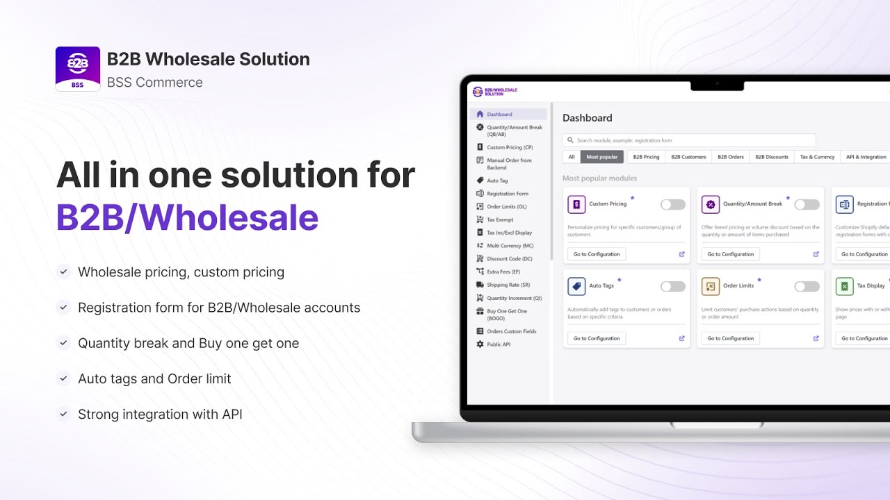BSS: B2B/Wholesale Solution