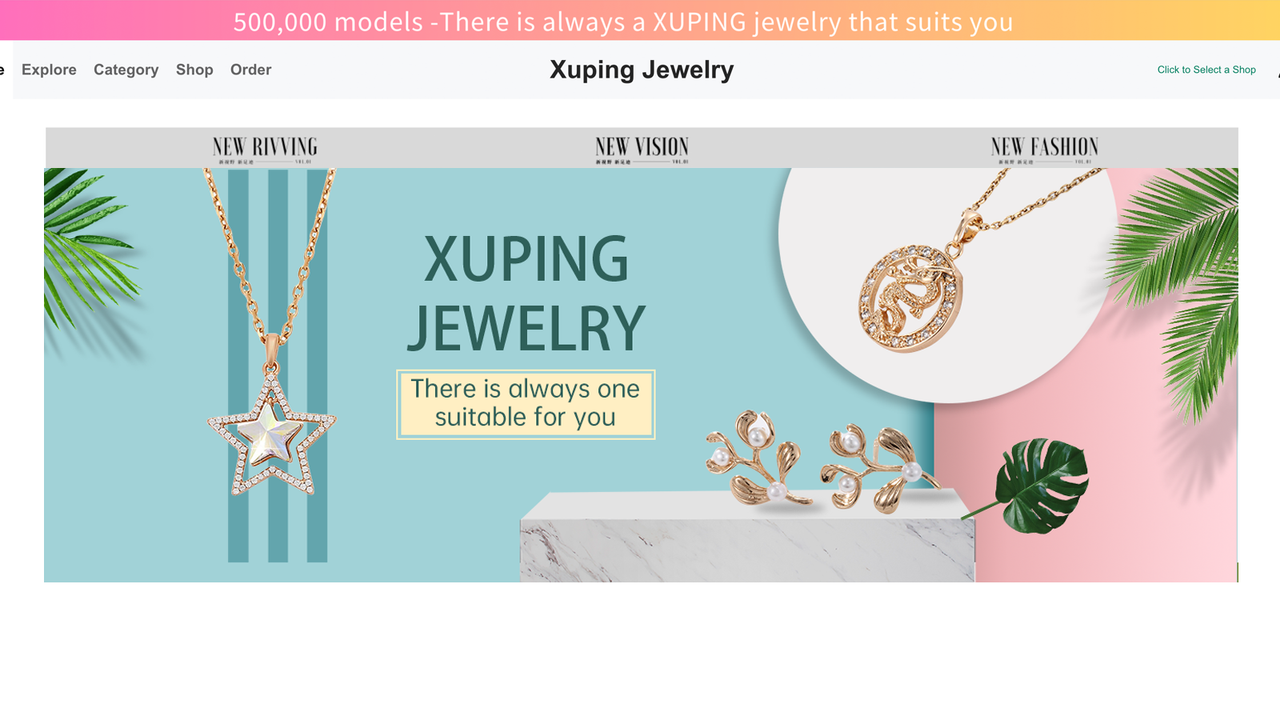 Xuping Jewelry Dropshipping