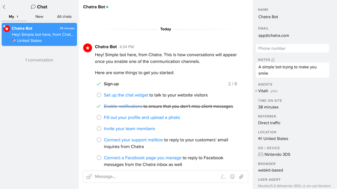 Chatra — Live Chat & Chatbot