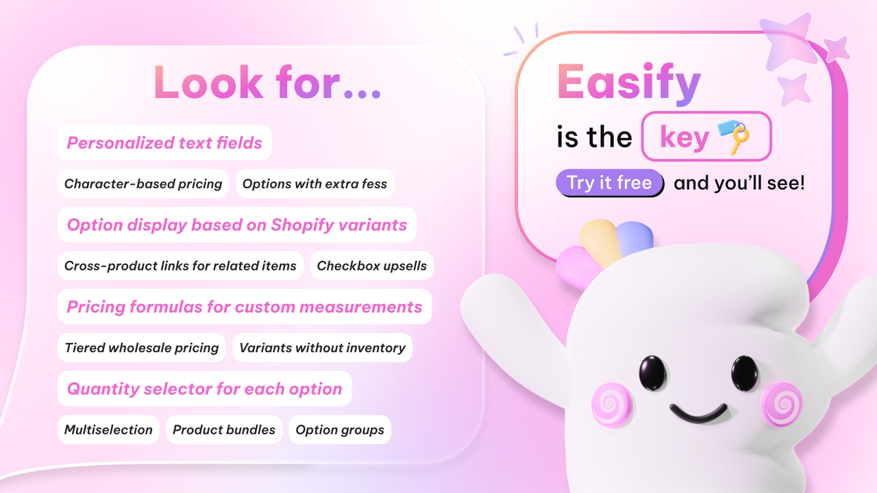 Easify Product Options