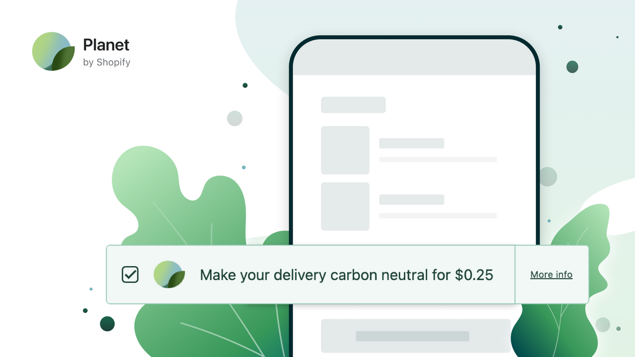 Planet—Carbon‑neutral shipping