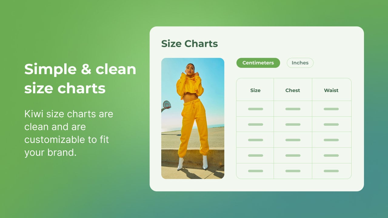Kiwi Size Chart & Recommender