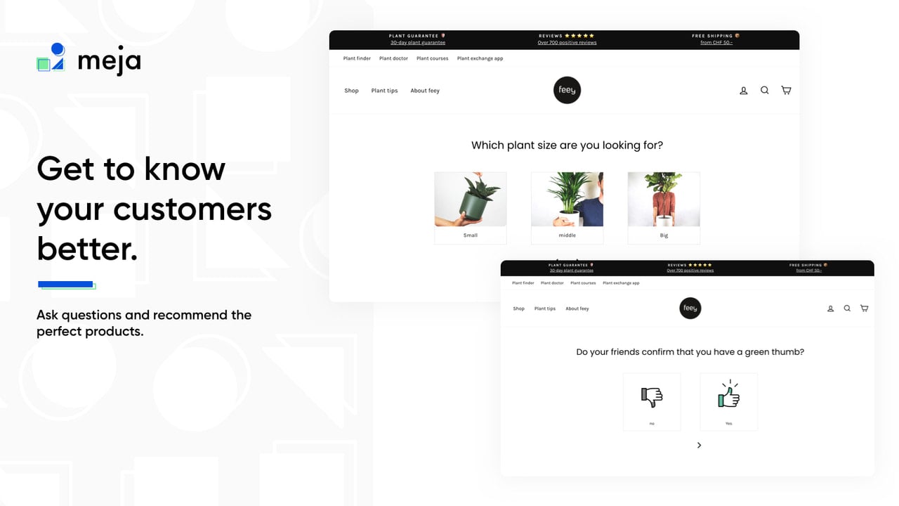 Meja ‑ Product Recommender