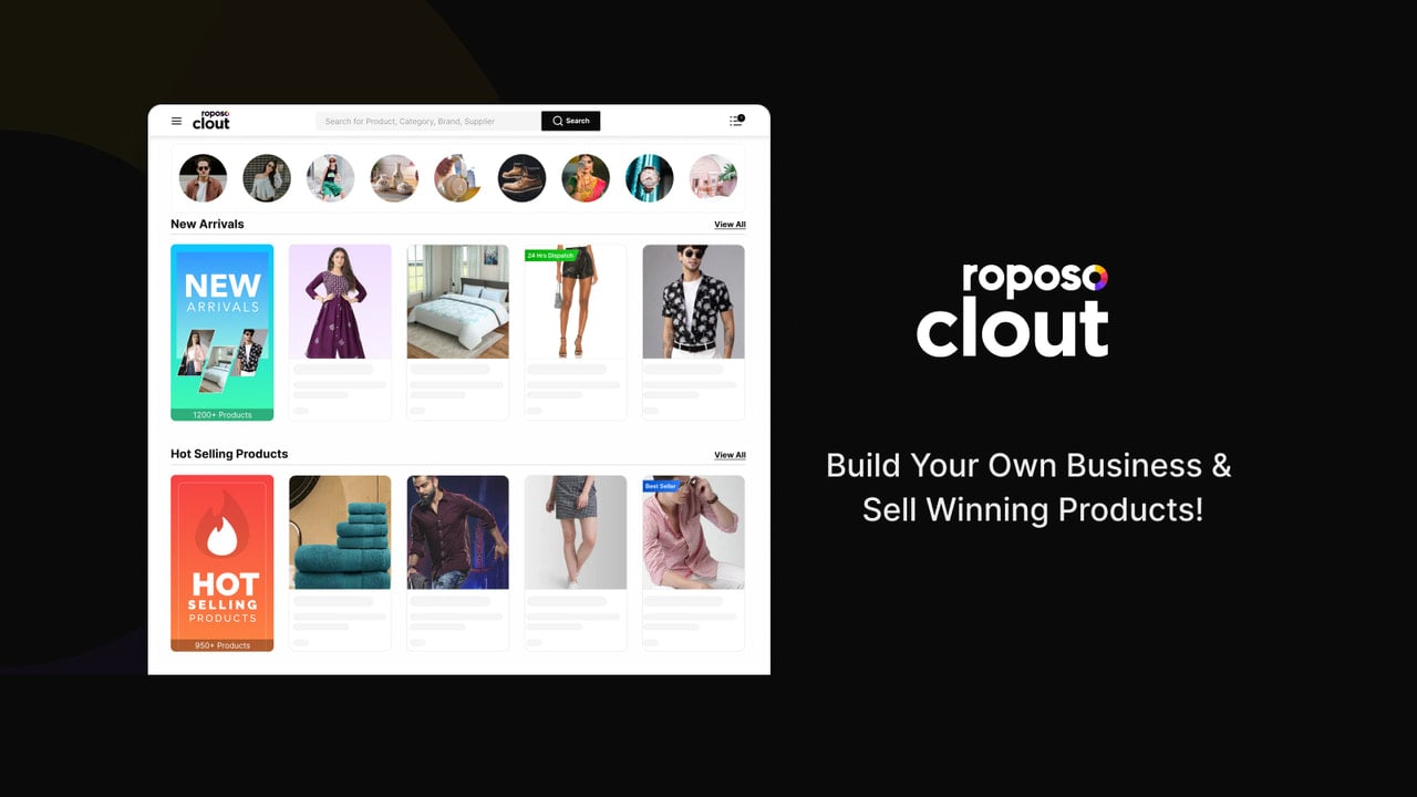 Roposo Clout Dropshipping