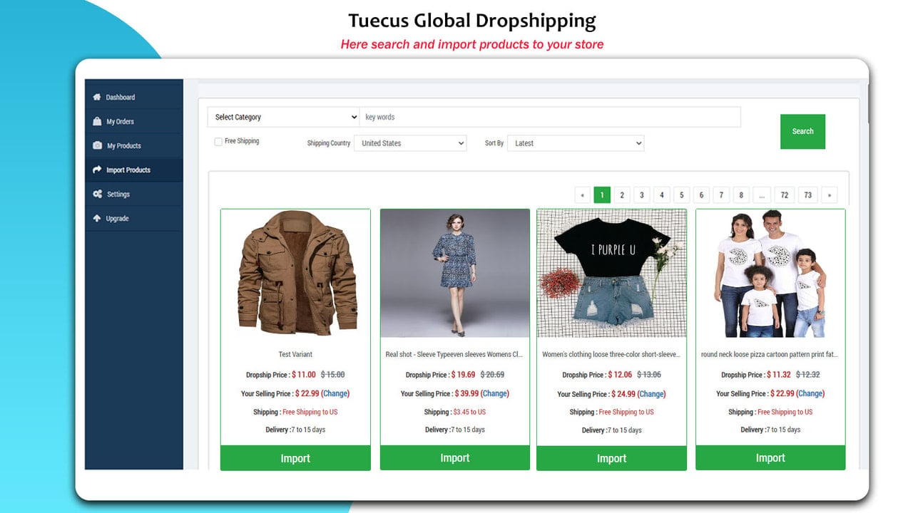 Tuecus Global Dropshipping