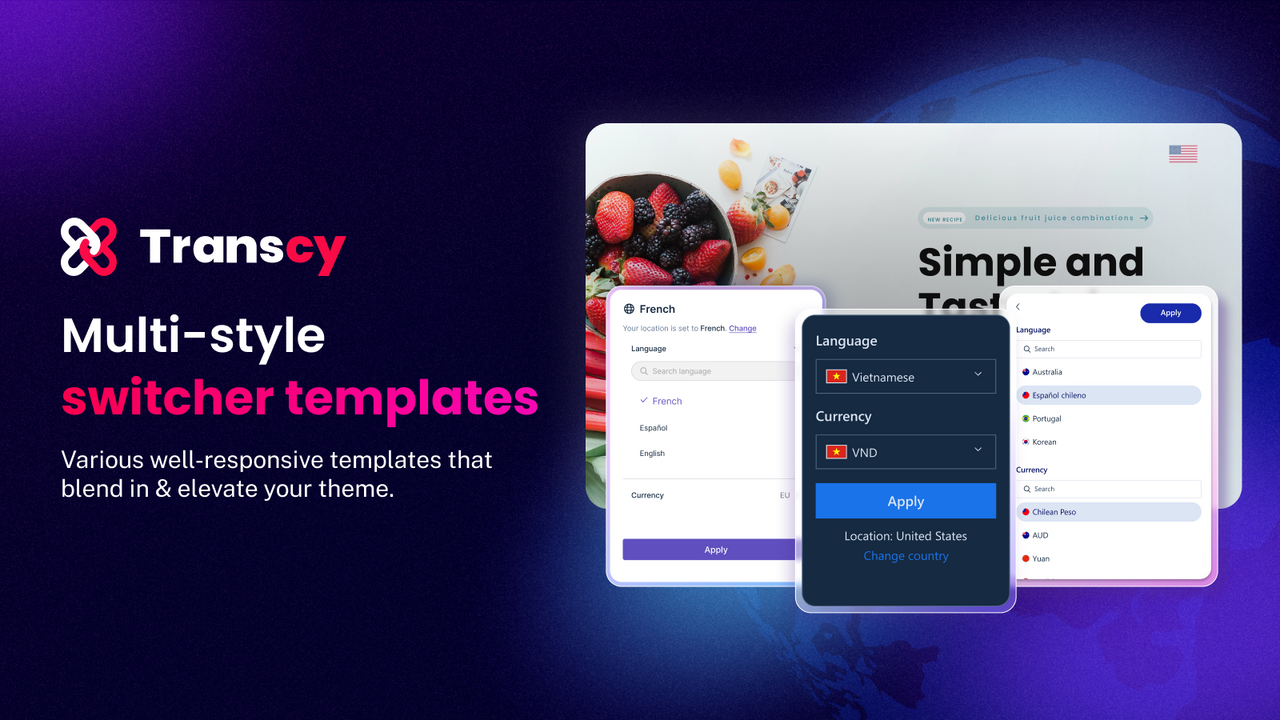 Multi-style switcher templates