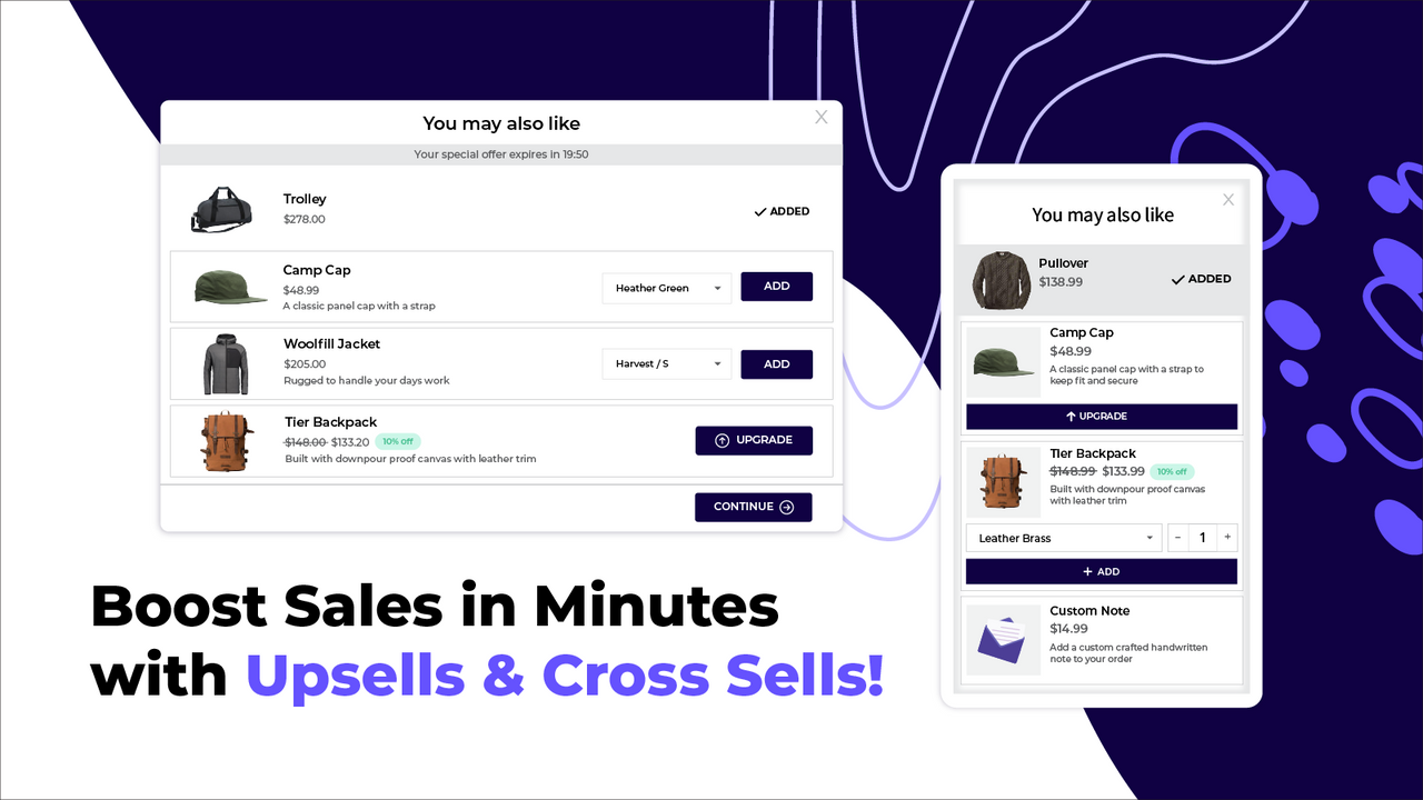 Outsell Cross Sell & Upsell