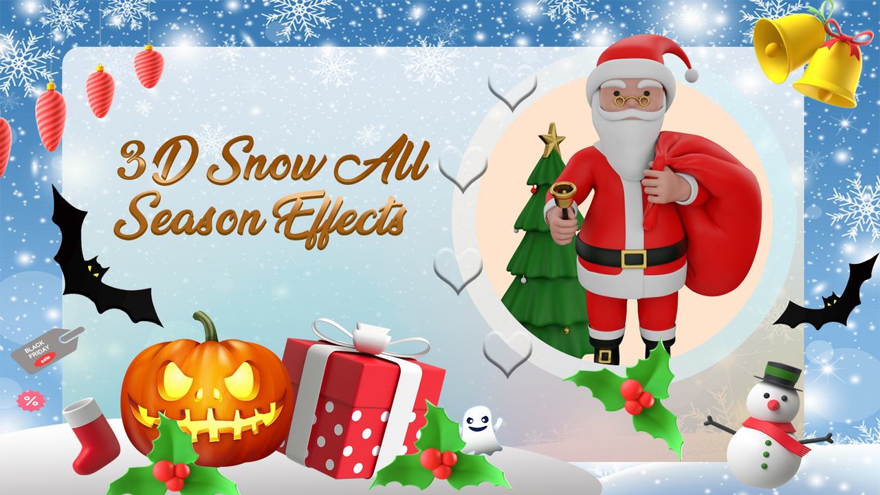 3D ‑ Christmas Effects