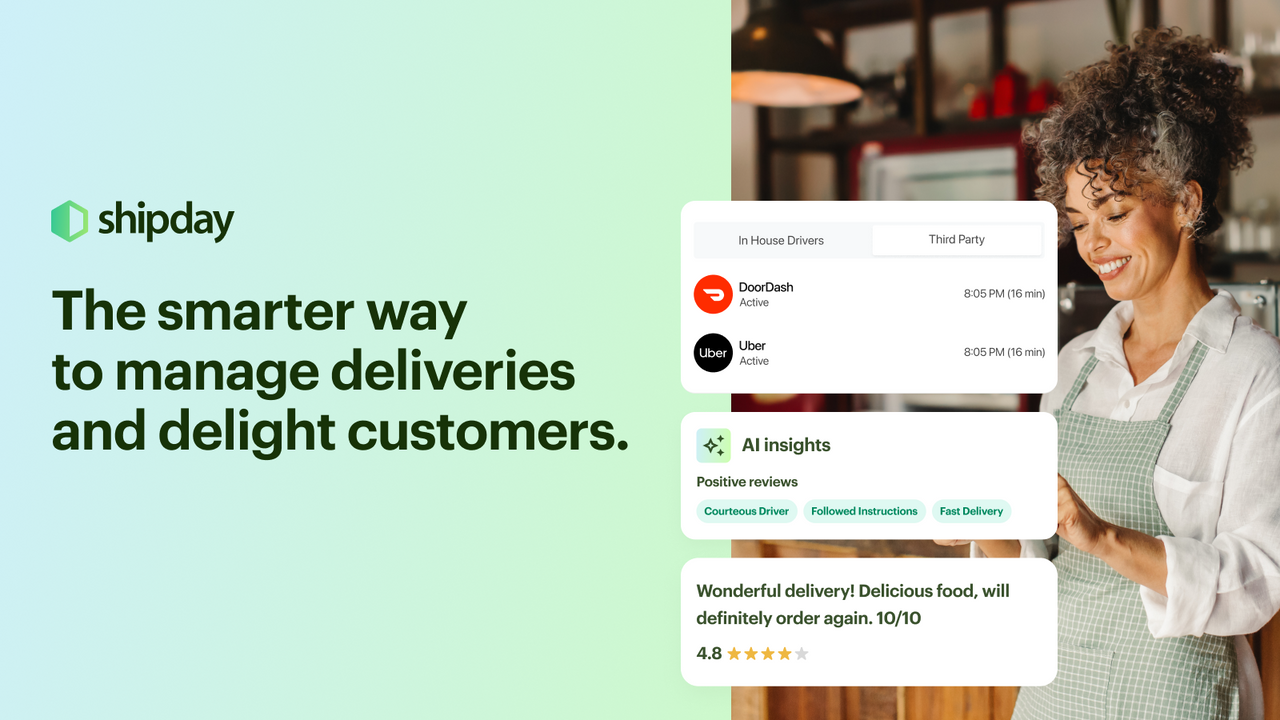 Shipday Local Delivery App