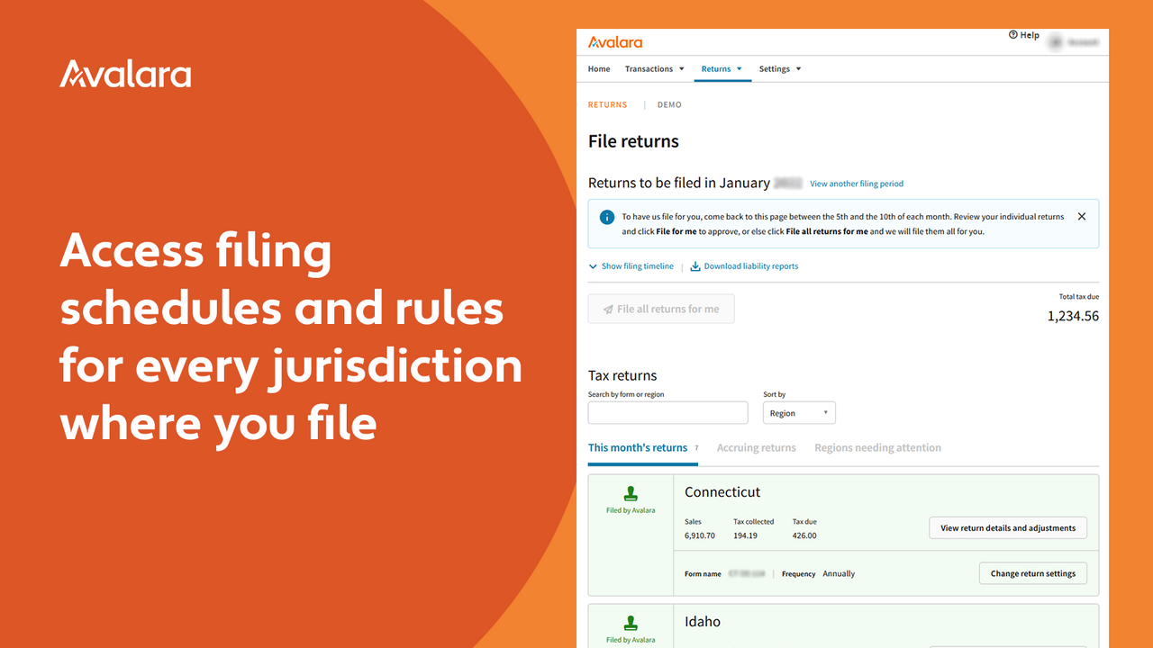Access filing schedules and rules