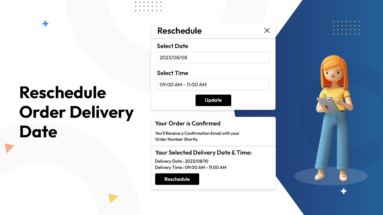 Rescheduling for order delivery date