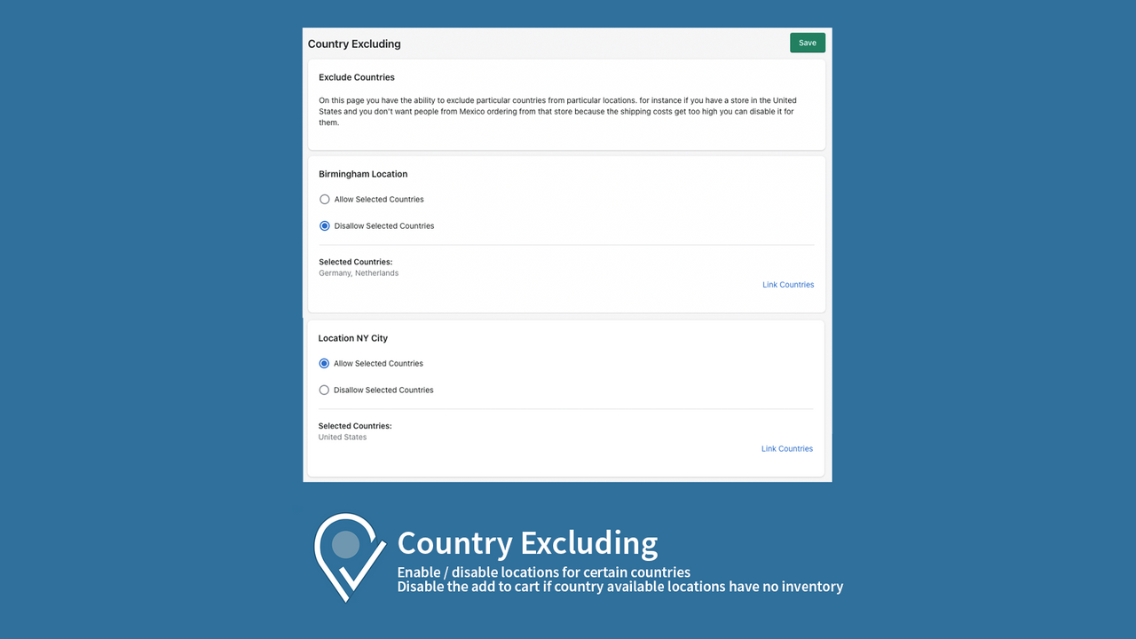 Country Excluding